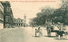 CPA Colombo-Queen-Showing Light House And Entrance To Queen House     L1586 - Sri Lanka (Ceylon)