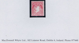 Ireland 1934 Watermark SE 1d Perf 15 X Imperf Experimental Coil, Fresh Mint Unmounted Never Hinged - Ungebraucht