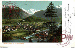 INTERLAKEN- Unterseen. Suiza Switzerland Suisse Schweiz - Unterseen