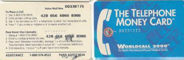 USA : USAU999C TELELEPHONE MONEY CARD WORDCALL 2000 USED - Te Identificeren