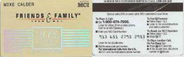 USA : USAM403 MCI Gold Friends + Family 'mike Calder' USED - Te Identificeren