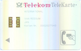 GERMANY : DUI1 Telekom International Mit Name MINT - Te Identificeren