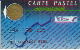 FRANCE : FRA13 CARTE PASTEL INTERNATIONALE BULL Big Reverse 1 USED - Pastel