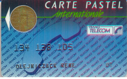 FRANCE : FRA13 CARTE PASTEL INTERNATIONALE BULL Big Reverse 1 USED - Pastel Cards