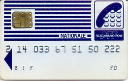 FRANCE : FRA04 NATIONALE SC-2 PTT Logo USED - Pastel