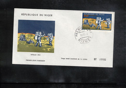 Niger 1972 Space / Raumfahrt  Apollo XVII FDC - Afrique