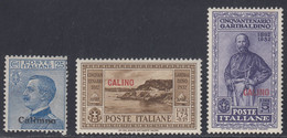1912-1932 3 Valori Sass. 5-24-26 MH* Cv 124 - Aegean (Calino)