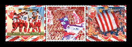 Serbia 2021 MiNr. 1058/59 Red Star Belgrade (Crvena Zvezda) Football Club MNH ** - Servië