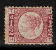 GB 1870 1/2d Bantam Plate 15 SG 48 HM #BWC11 - Unused Stamps