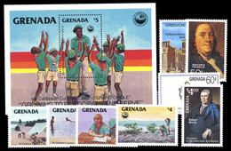 1985, Grenada, 1408-11 U.a., ** - Grenada (1974-...)