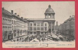 Molenbeek-Saint-Jean - Maison Communale ... Jour De Marché - 1903 ( Voir Verso ) - Molenbeek-St-Jean - St-Jans-Molenbeek