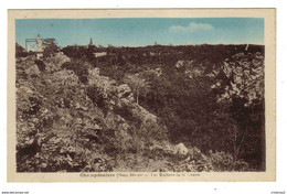 79 CHAMPDENIERS Les Rochers De La Chaise Monument Statue VOIR DOS - Champdeniers Saint Denis