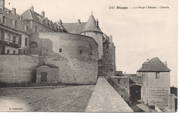 76 - Dieppe - Le Vieux Château - Entrée - Dos Divisé - Dieppe