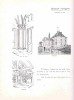 LIEGE MAISON PORQUIN  Fut Démolie En 1904 / Rare Lot De 3 Planches - Architecture
