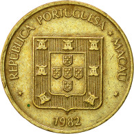 Monnaie, Macau, 50 Avos, 1982, TTB, Laiton, KM:22 - Macau
