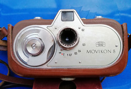 MOVIKON 8 ZEISS IKON CAMERA 8 MM 1950 CINEMA FILM MOVIE - Fotoapparate