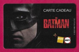 Carte Cadeau FNAC-DARTY.   Cinéma.   Film "Batman".    Gift Card.  Geschenkkaart.  Tarjeta Regalo. - Gift Cards