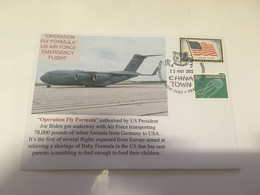 (5 H 24) US Air Force "Operation Fly Formula" Authosied By US President Biden (Air Force Flight From Germany To USA) - Militaria