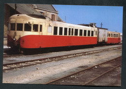 Carte-photo Moderne "Tramway Autorail Decauville DXW En Gare De Camaret - Train Années 50 - Bretagne" - Camaret-sur-Mer