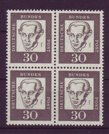 Bund 354y 4er Block Bedeutende Deutsche 30 Pf Postfrisch - Sin Clasificación