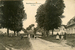 Bouillancourt * La Place Du Village * Villageois - Andere & Zonder Classificatie