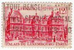 Palais Du Luxembourg - Used Stamps