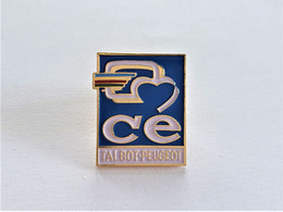 PINS AUTOMOBILES PEUGEOT TALBOT CE Comité D'entreprise / Signé EUROGRAPH / 33NAT - Peugeot