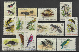 Norfolk Complete Bird Set 1970  38 Euros Mnh ** - Norfolk Island