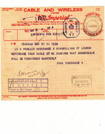 G.B. / Telegrams / Censorship / Cable + Wireless / Insurance - Non Classificati