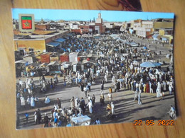 Marrakech. Plaza Djemaa El Fna. Komaroc 16 PM 1982 - Marrakech