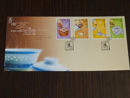 Hong Kong 2001 Tea Culture FDC VF - FDC