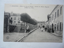 CPA 89 YONNE - SERGINES : Hôtel Du Cheval Rouge - Sergines