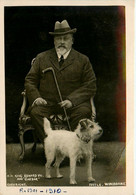 Famille Royale * Carte Photo * His Majesty King Edward VII , And Caesar His Dog - Royal Families