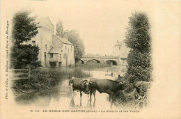 Le Mesle Sur Sarthe * Mêle * Vue Sur Le Moulin Et Les Ponts * Minoterie - Le Mêle-sur-Sarthe