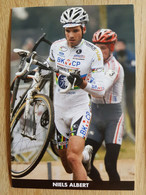 Card Niels Albert - Team BKCP-Powerplus - 2009 - World Champion - Cycling - Cyclisme - Ciclismo - Wielrennen - Radsport