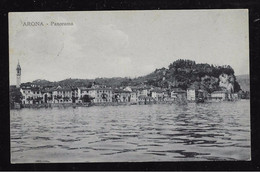 CARTOLINA 1926 (?) ⚓ ARONA Novara ⚓ Panorama Dal Lago Maggiore ⚓ Viaggiata ⚓ 8068 548 A Edizione Verbano ☘️ - Novara