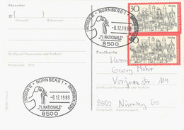 GERMANY. POSTMARK BREED PIGEON SHOW. NURNBERG. 1989 - Machine Stamps (ATM)