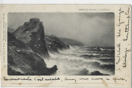 Castle Rock,  Lynton   -   1901   Southampton   Naar   Sône-et-Loire - Lynmouth & Lynton