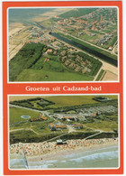 Groeten Uit Cadzand- Bad - 2-luik Luchtfoto  - (Zeeland, Nederland / Holland) - Cadzand