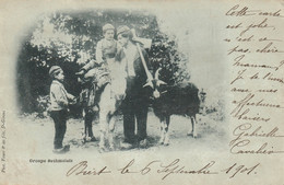 09 - BIERT - CACHET PERLE DE BIERT 1901 - PRECURSEUR - CHEVRE ANE ENFANT - BEL AFFRANCHISSEMENT - Altri Comuni