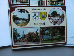 Nederland Holland Pays Bas Meppel Met Wapens Boven - Meppel