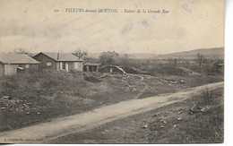 VILLERS DEVANT MOUZON Ardennes  Ruines De La Grande Rue Guerre 14 18     .AB - Autres Communes