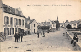29-LOCQUIREC- L'ENTREE DU BOURG , LE QUAI - Locquirec