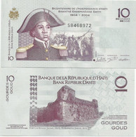 Haiti 10 Gourdes 2016. UNC - Haiti