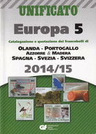 CATALOGO UNIFICATO EUROPA VOL. 5 DA OLANDA A SVIZZERA - EDIZIONE 2014/2015 - NUOVO - Other & Unclassified