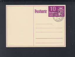 Liechtenstein GSK Stempel 1938 - Stamped Stationery