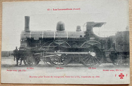 Les Locomotives (Ouest) . Collection Fleury Au Trèfle Rouge - Treinen