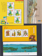 CHINA 2008, Nice Lot Of 5 Souvenir Sheets, Unmounted Mint (# 142, 143, 144, 147, 148) - Blokken & Velletjes