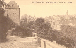 CPA Luxembourg, Vue Prise Sur La Route De Treves - Sonstige & Ohne Zuordnung