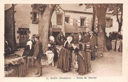 56-BAUD- SCENE DE MARCHE - Baud